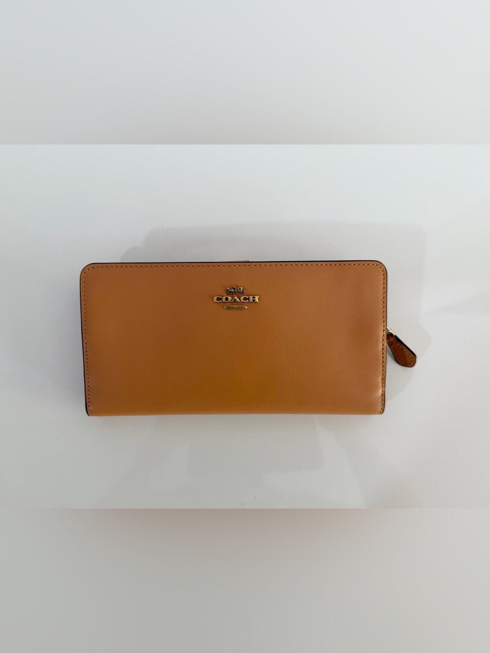 Coach - Skinny Wallet in Natural